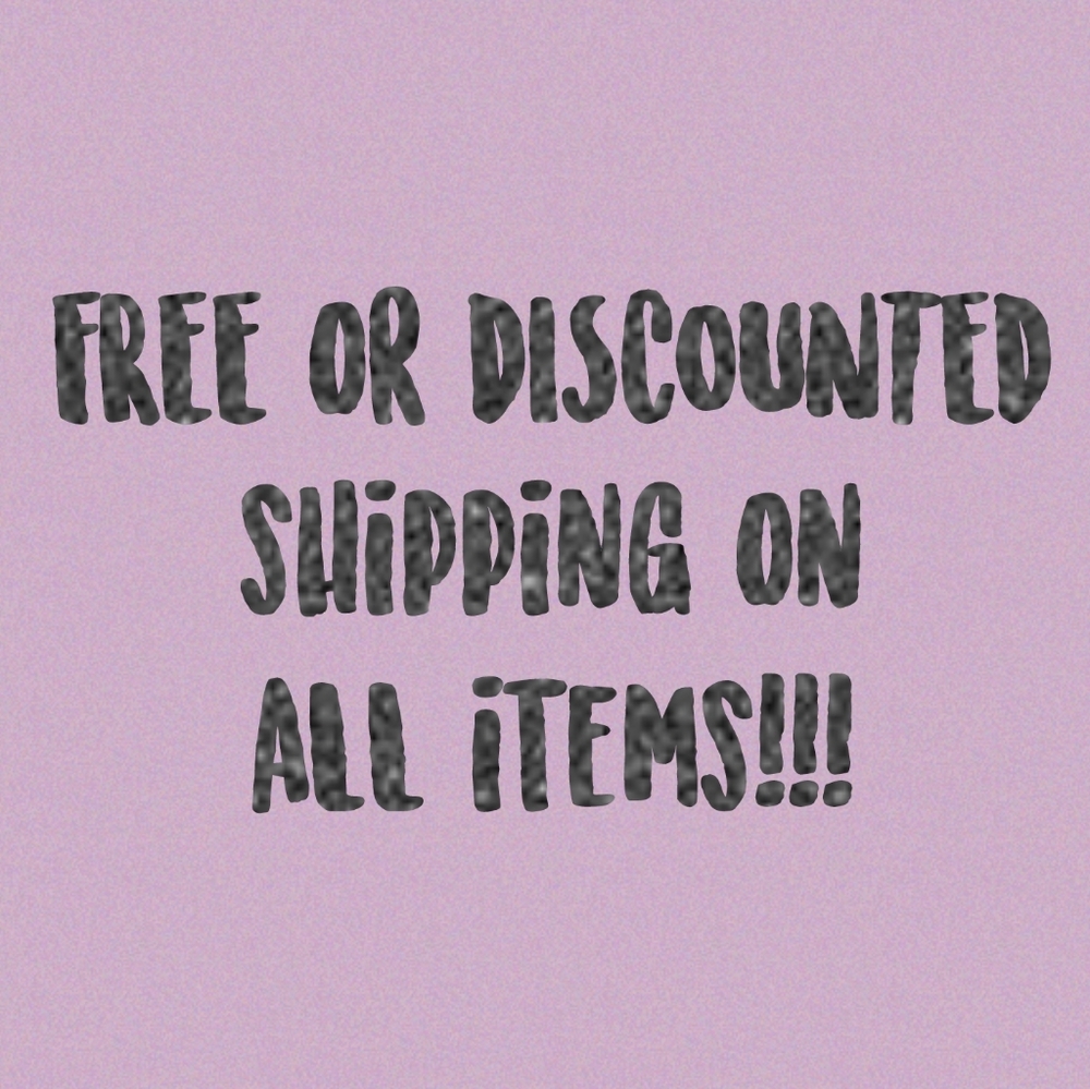 FREE or DISCOUNTED shipping on ALL items!